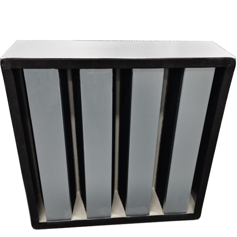 鍍鋅框活性炭箱式 V型過濾器