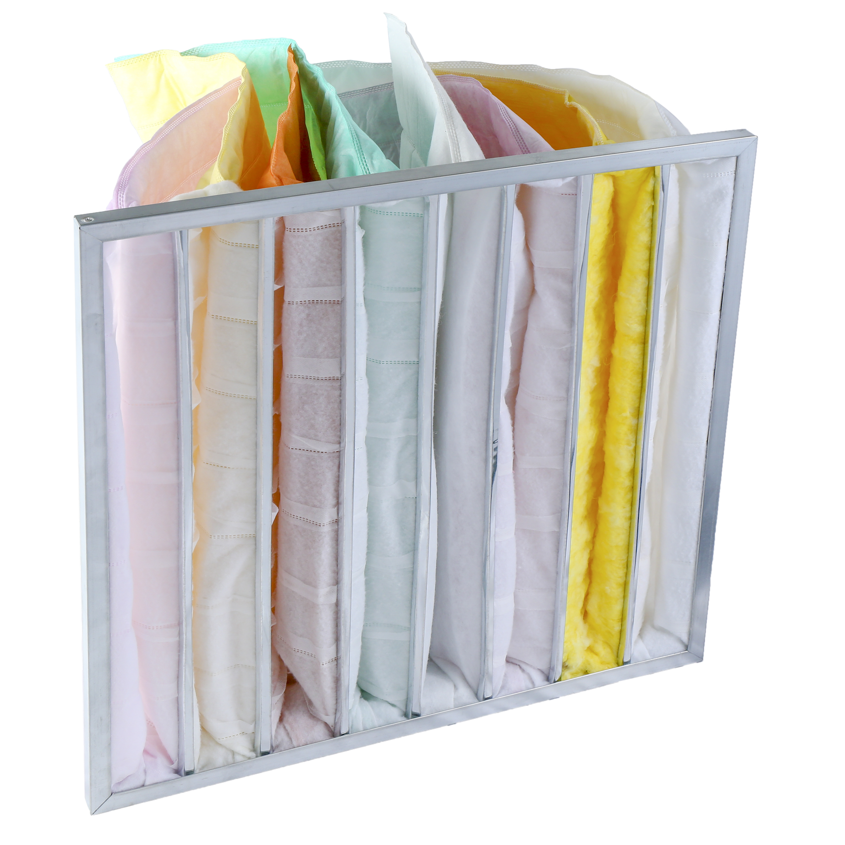 鍍鋅框中效袋式過濾器