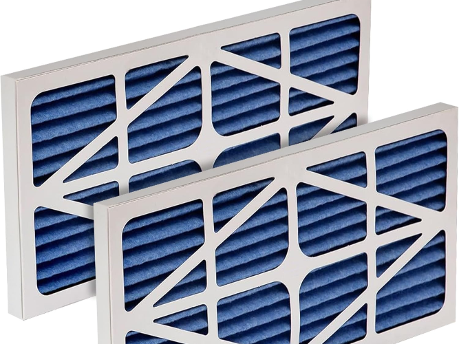 工業(yè)廠房回風(fēng)口的潔凈衛(wèi)士：藍白棉紙框折疊式過濾器